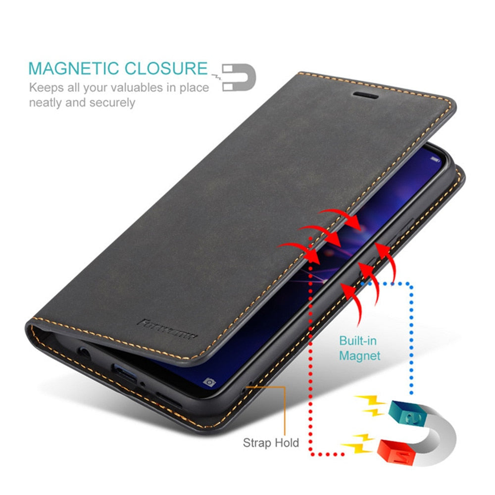 Étui en cuir de luxe pour iPhone