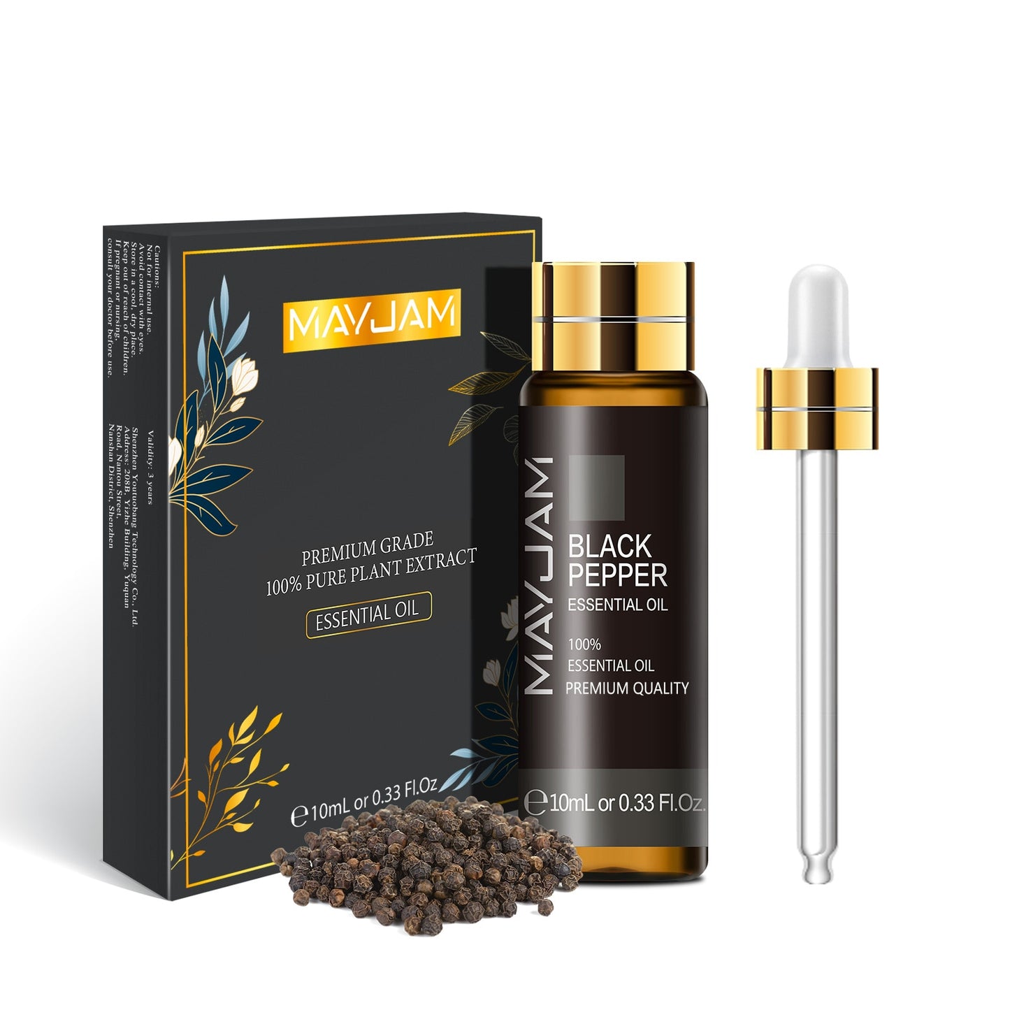 Huile essentielle d'aromathérapie aux extraits de plantes pures