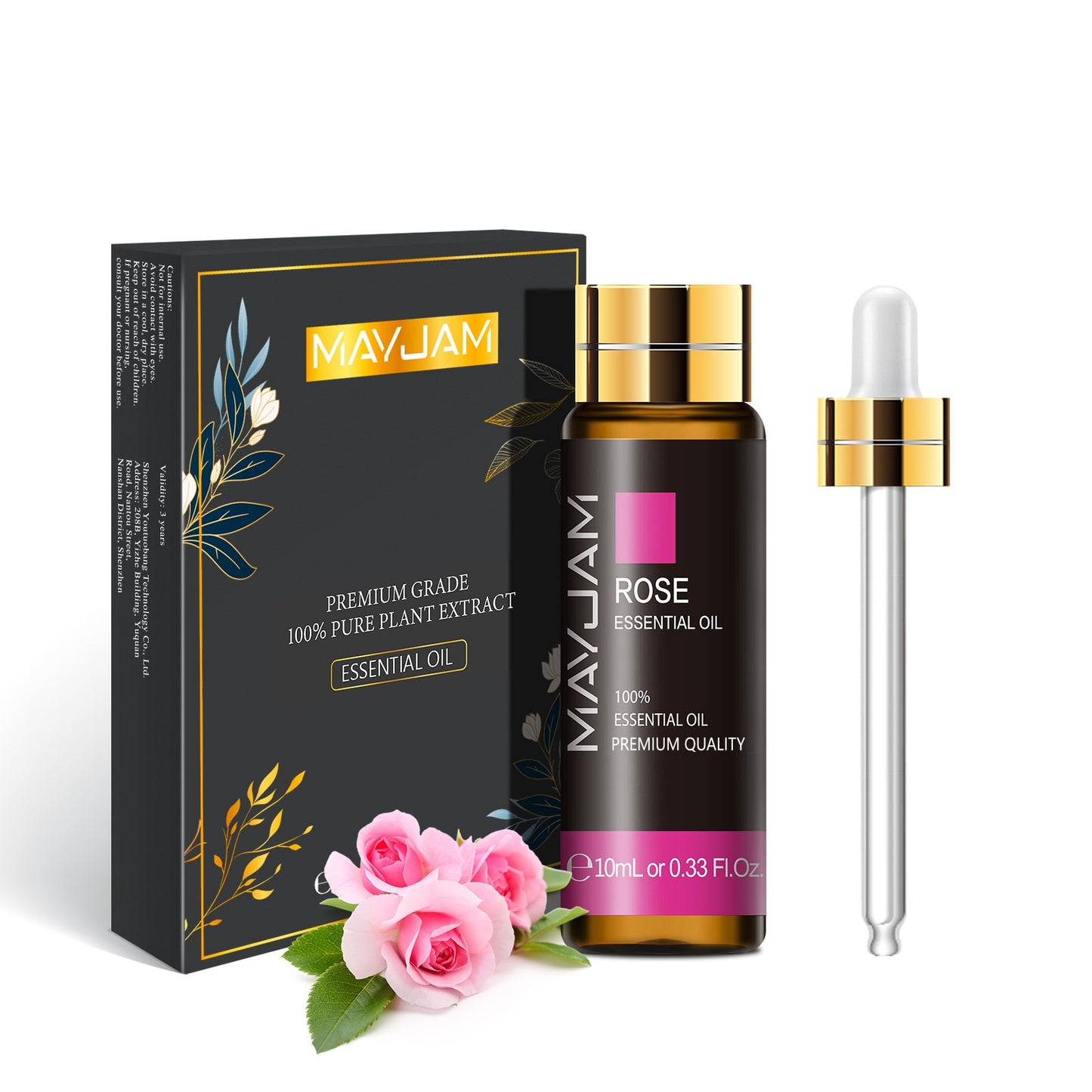 Huile essentielle d'aromathérapie aux extraits de plantes pures