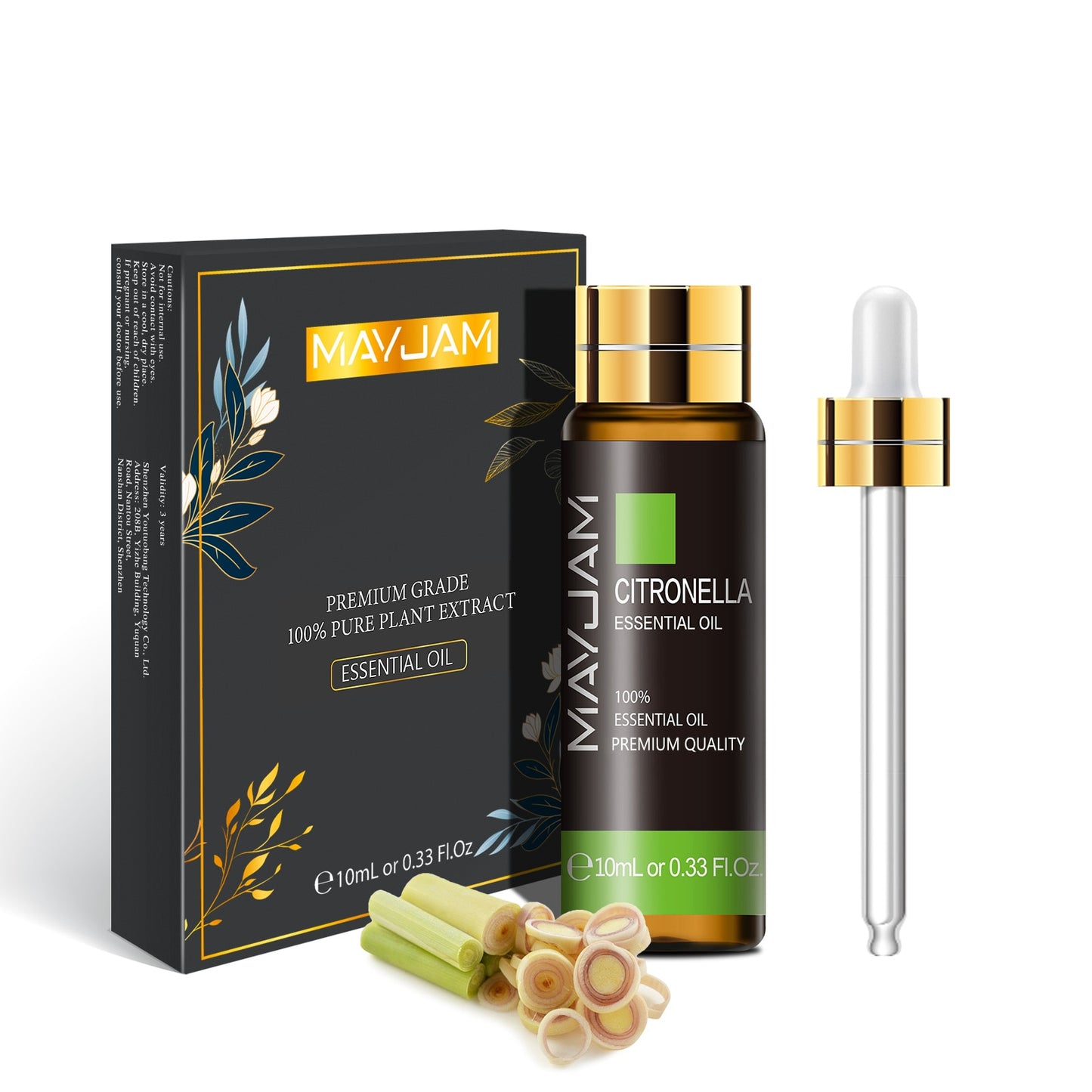 Huile essentielle d'aromathérapie aux extraits de plantes pures