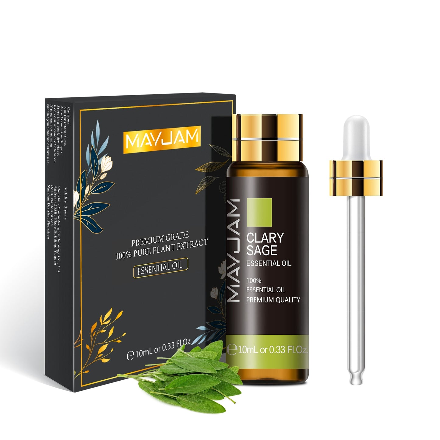 Huile essentielle d'aromathérapie aux extraits de plantes pures