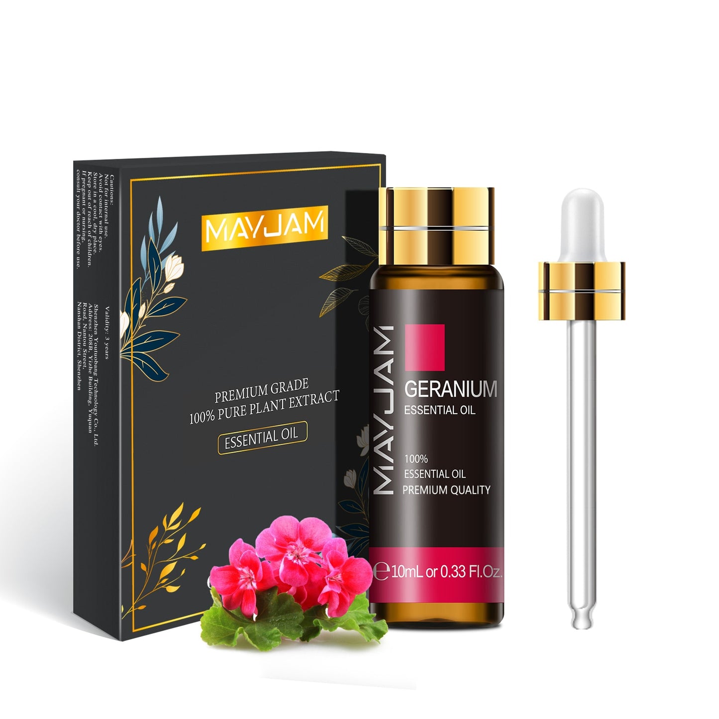 Huile essentielle d'aromathérapie aux extraits de plantes pures