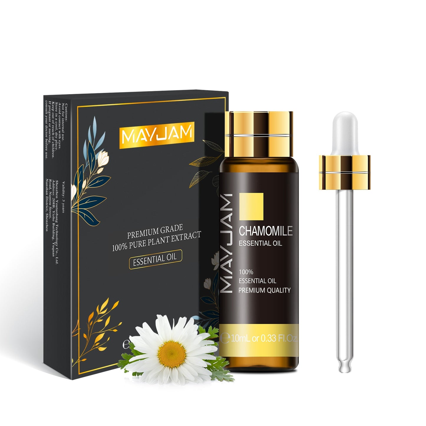 Huile essentielle d'aromathérapie aux extraits de plantes pures