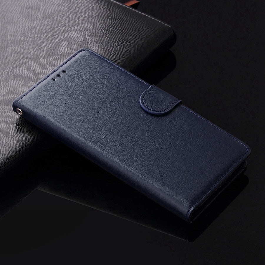 Etui portefeuille en cuir pour Xiaomi Redmi