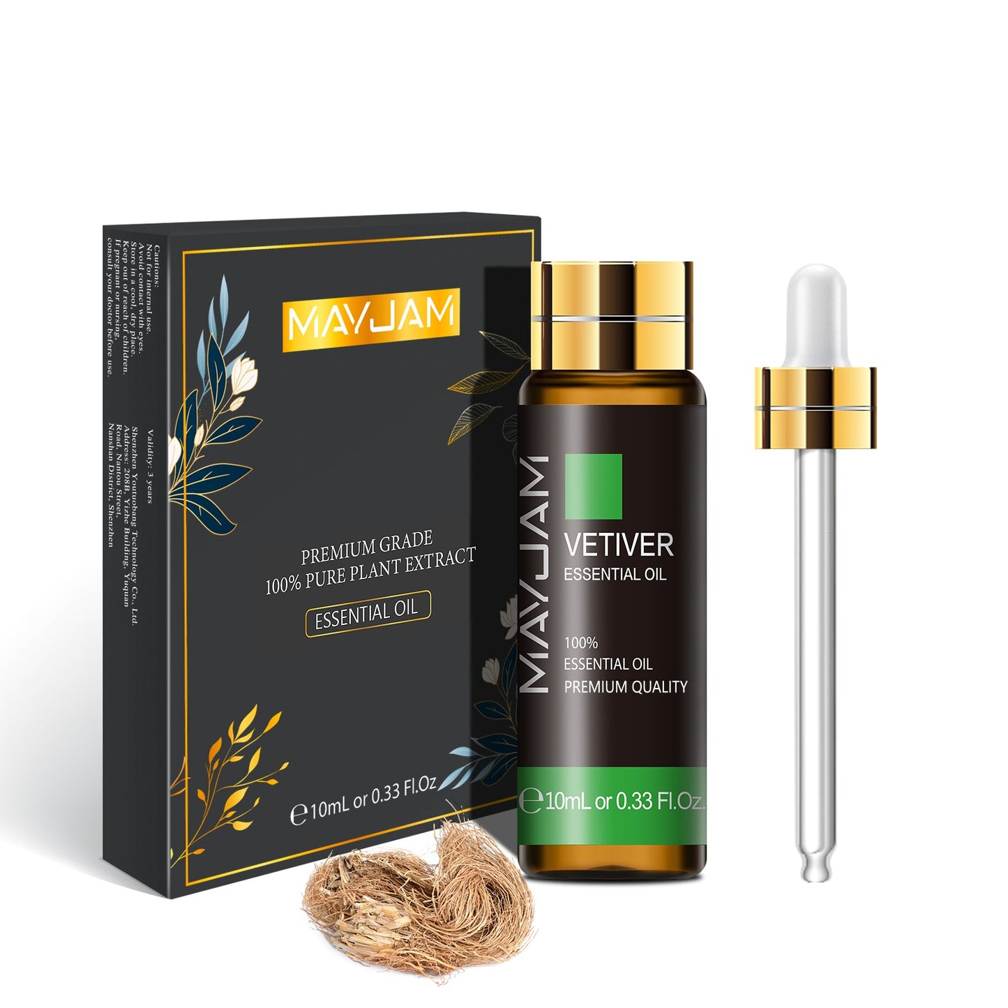 Huile essentielle d'aromathérapie aux extraits de plantes pures