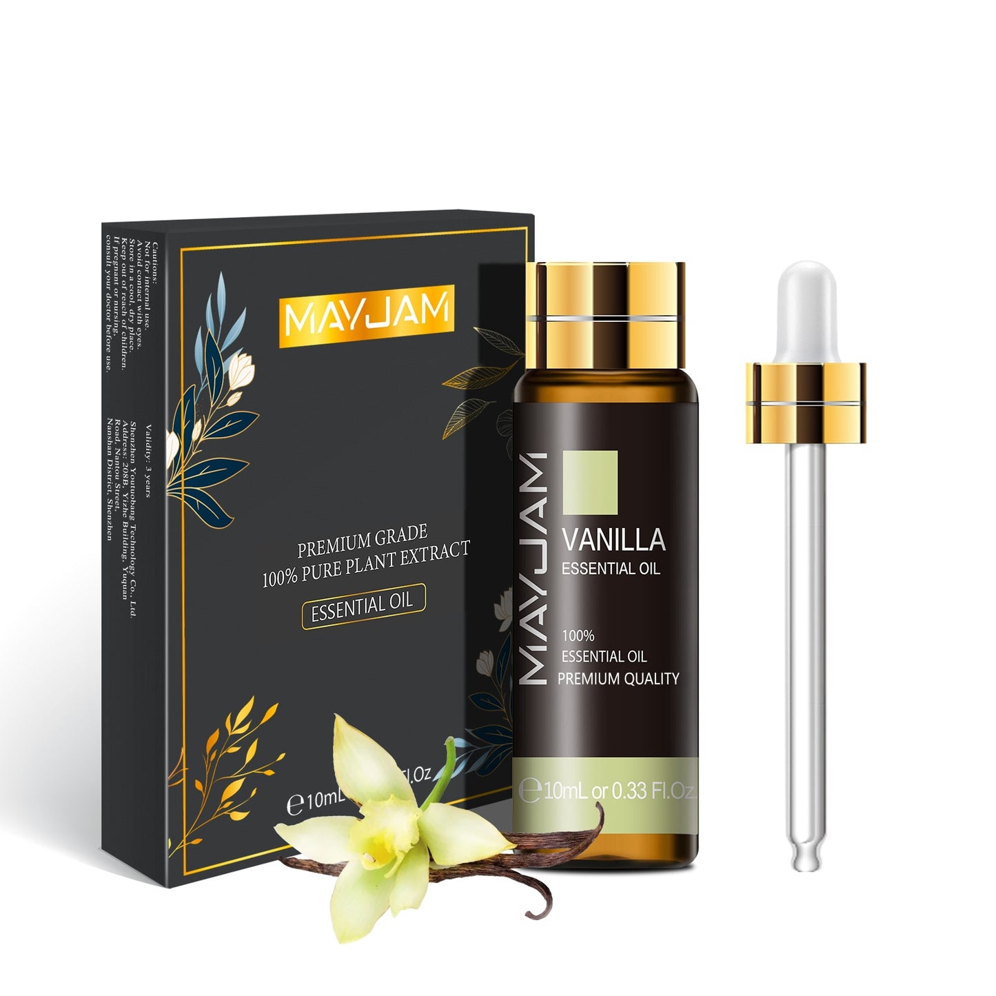 Huile essentielle d'aromathérapie aux extraits de plantes pures