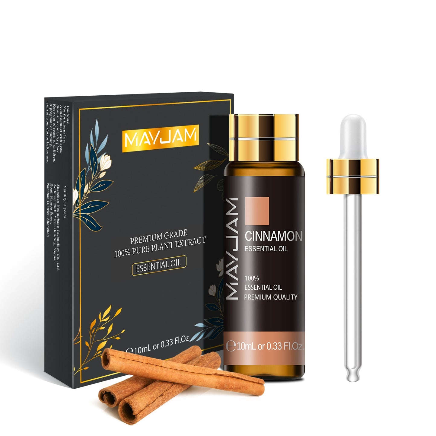 Huile essentielle d'aromathérapie aux extraits de plantes pures
