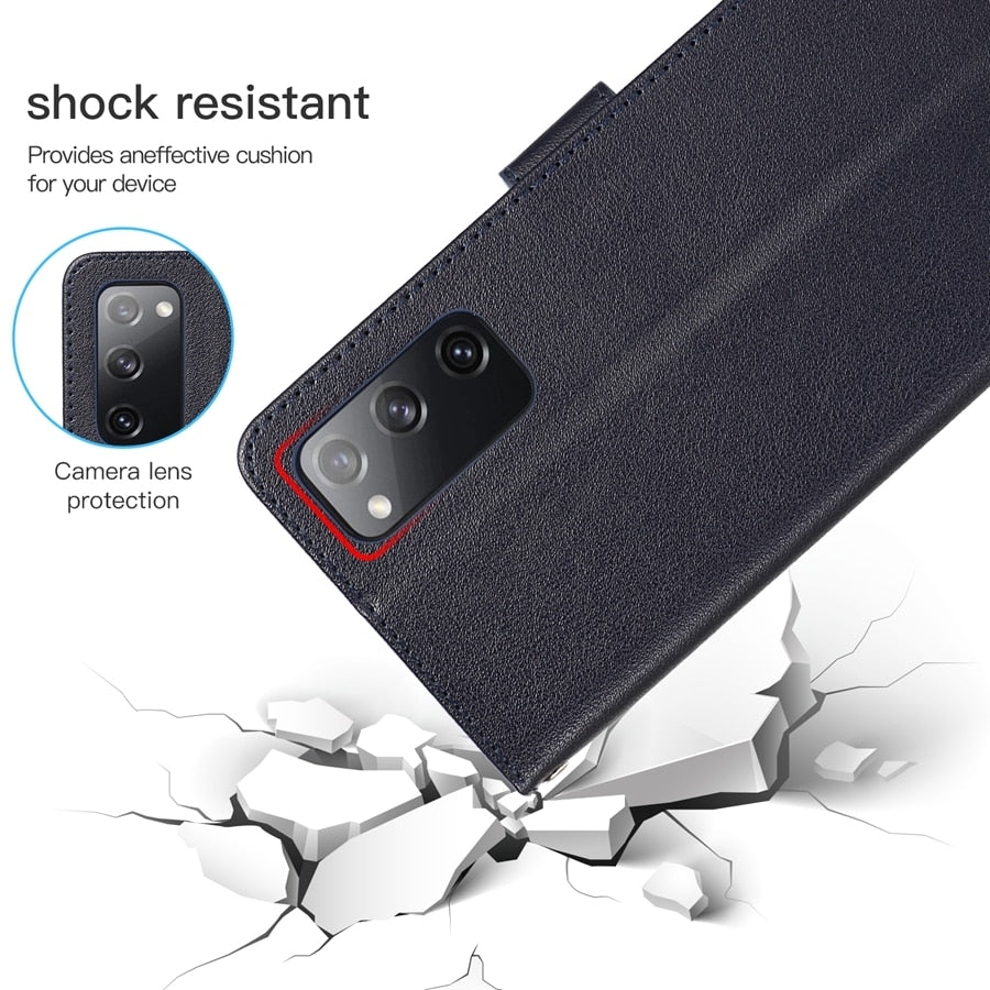 Etui portefeuille en cuir pour Xiaomi Redmi