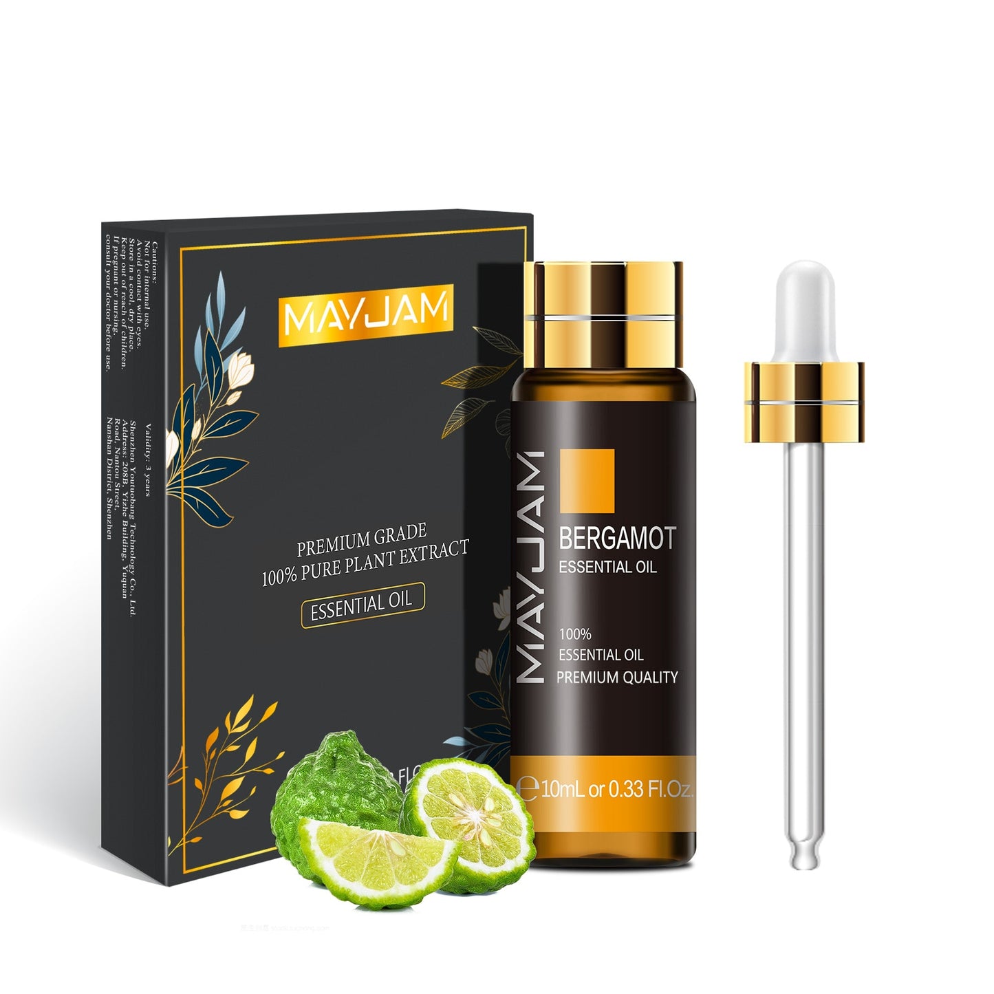 Huile essentielle d'aromathérapie aux extraits de plantes pures