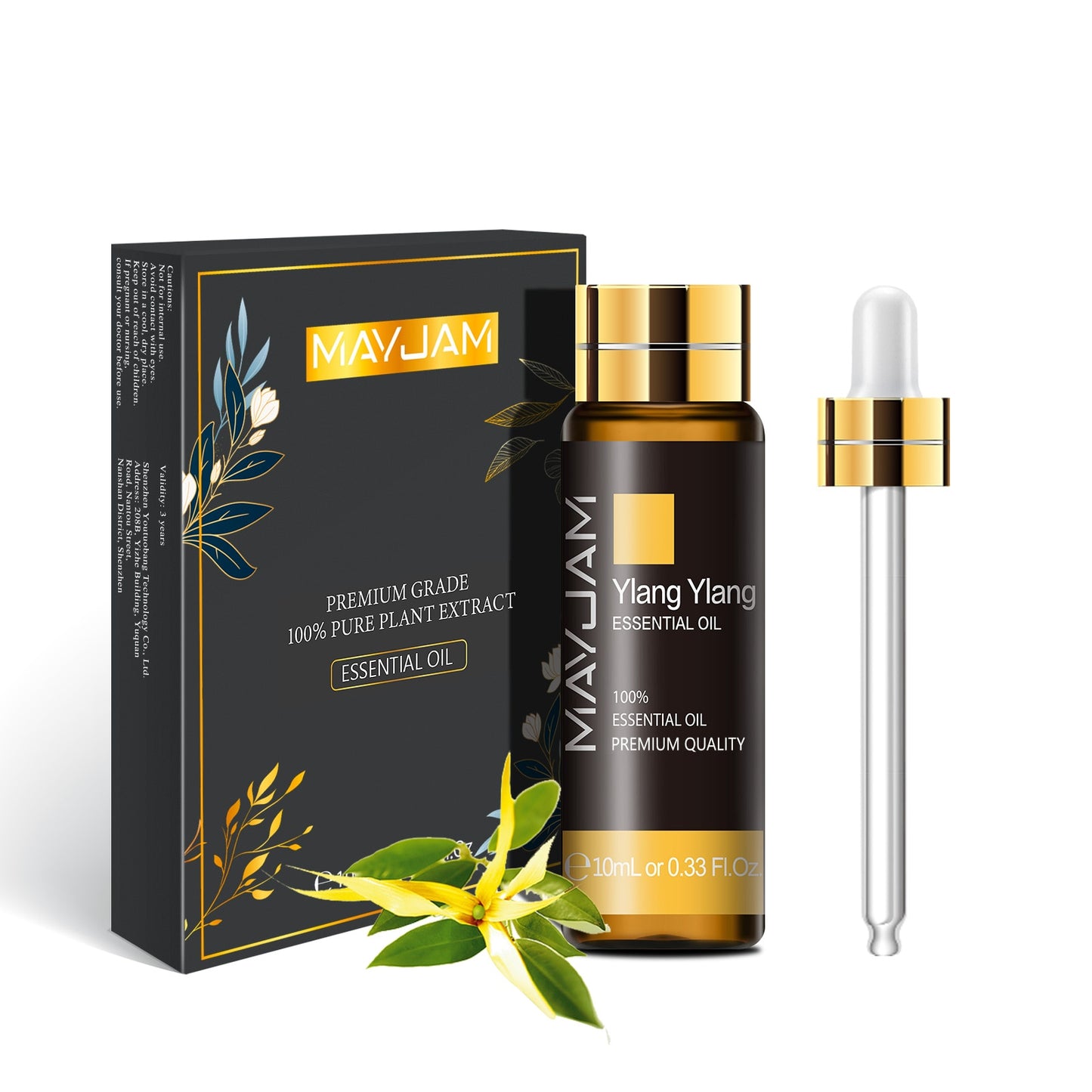 Huile essentielle d'aromathérapie aux extraits de plantes pures