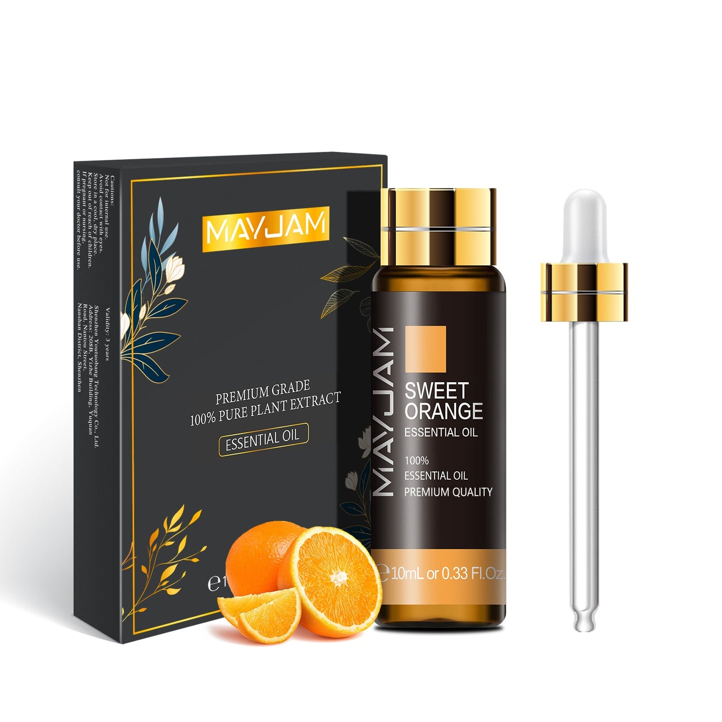 Huile essentielle d'aromathérapie aux extraits de plantes pures