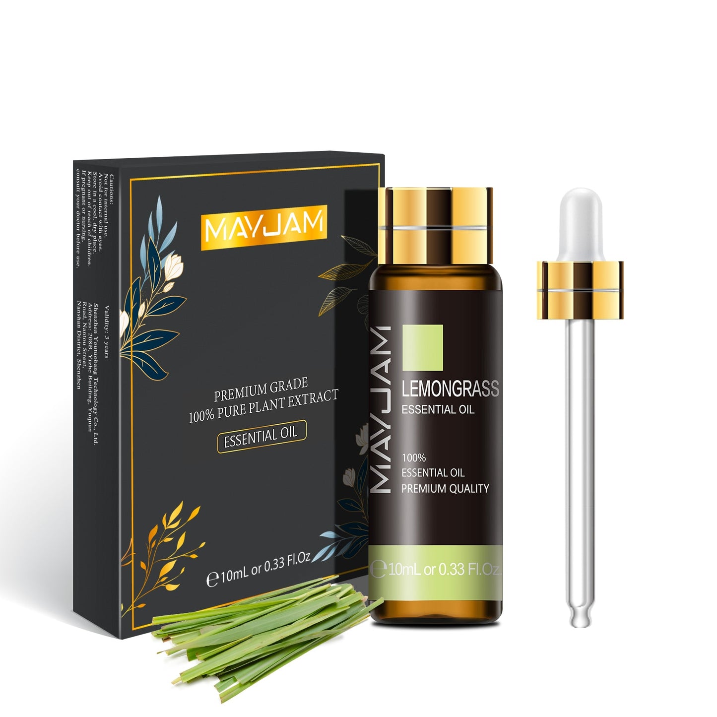 Huile essentielle d'aromathérapie aux extraits de plantes pures