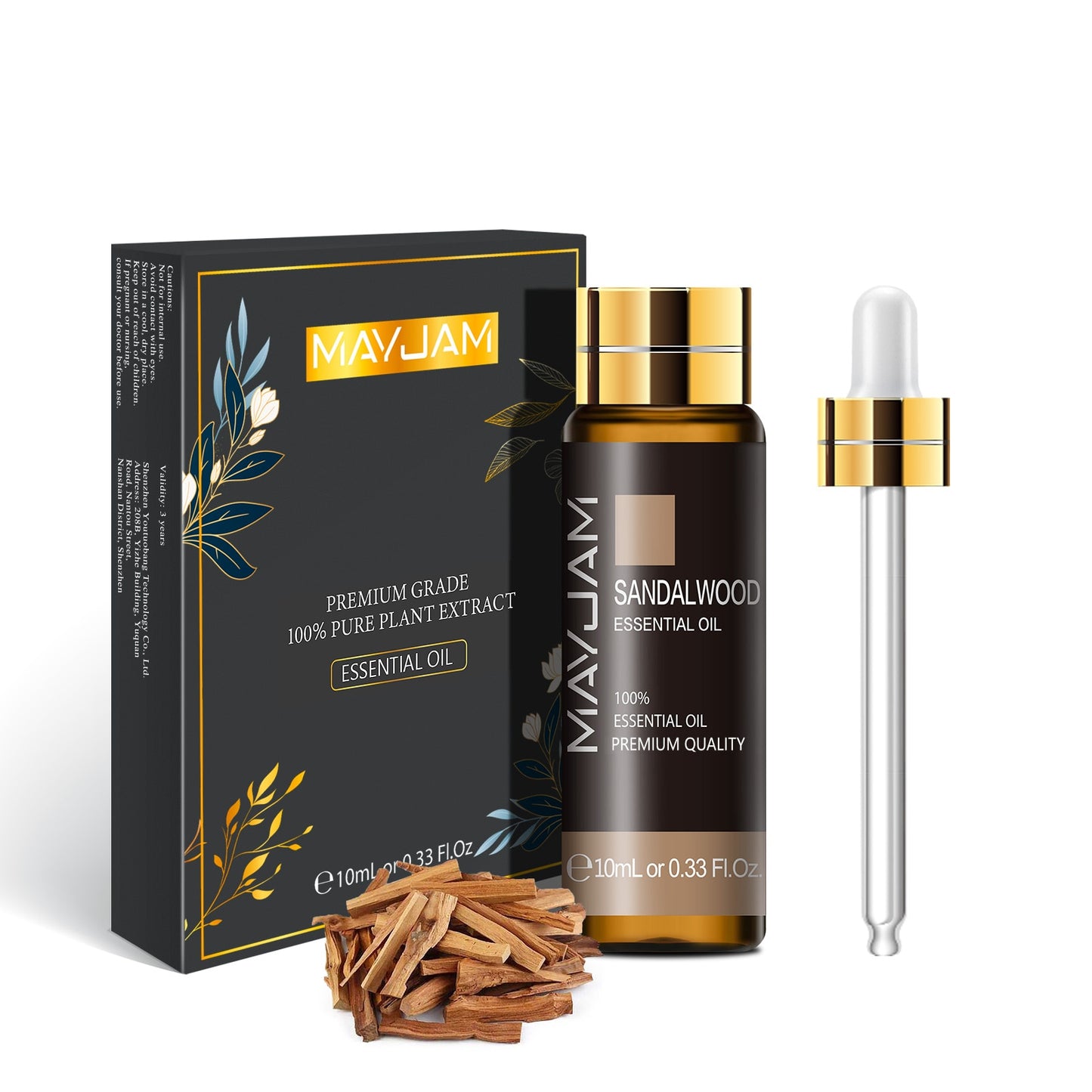 Huile essentielle d'aromathérapie aux extraits de plantes pures