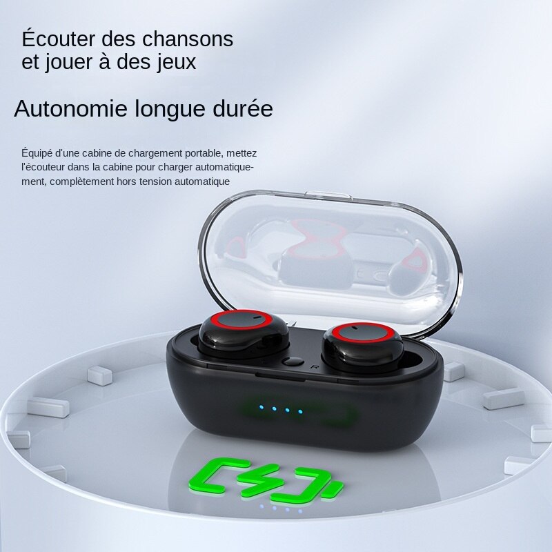 écouteurs Y50 Sans fil, Casque Hifi Stéréo