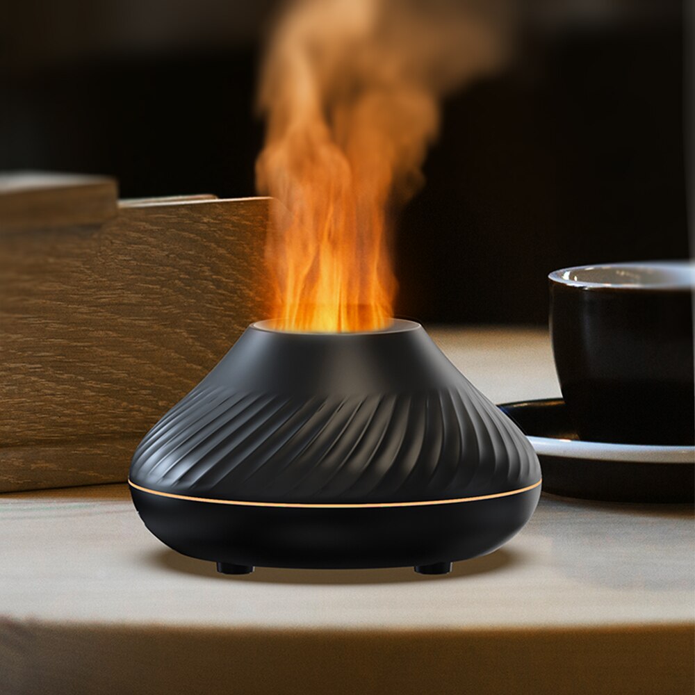 Humidificateur d'aromathérapie à flamme nordique