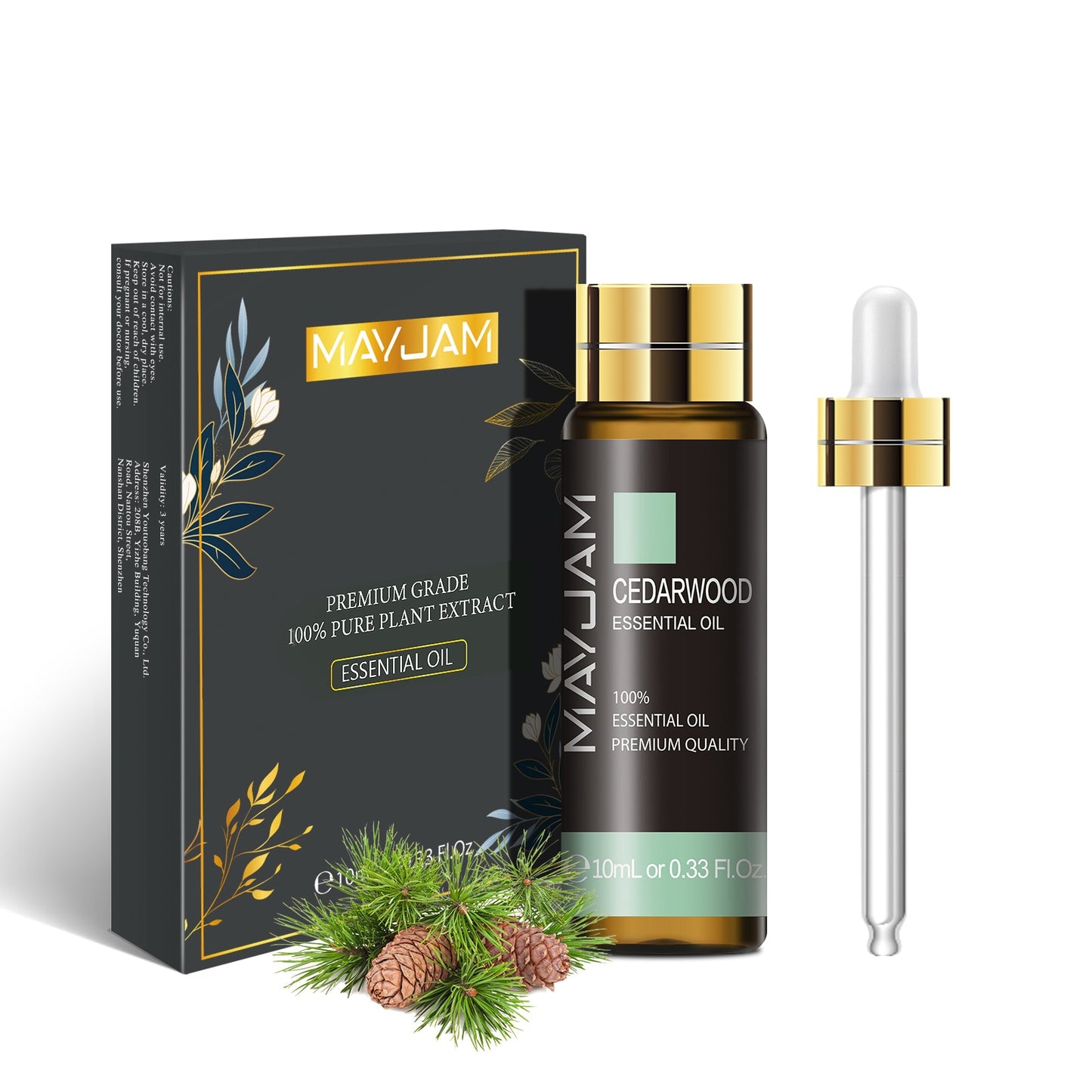 Huile essentielle d'aromathérapie aux extraits de plantes pures