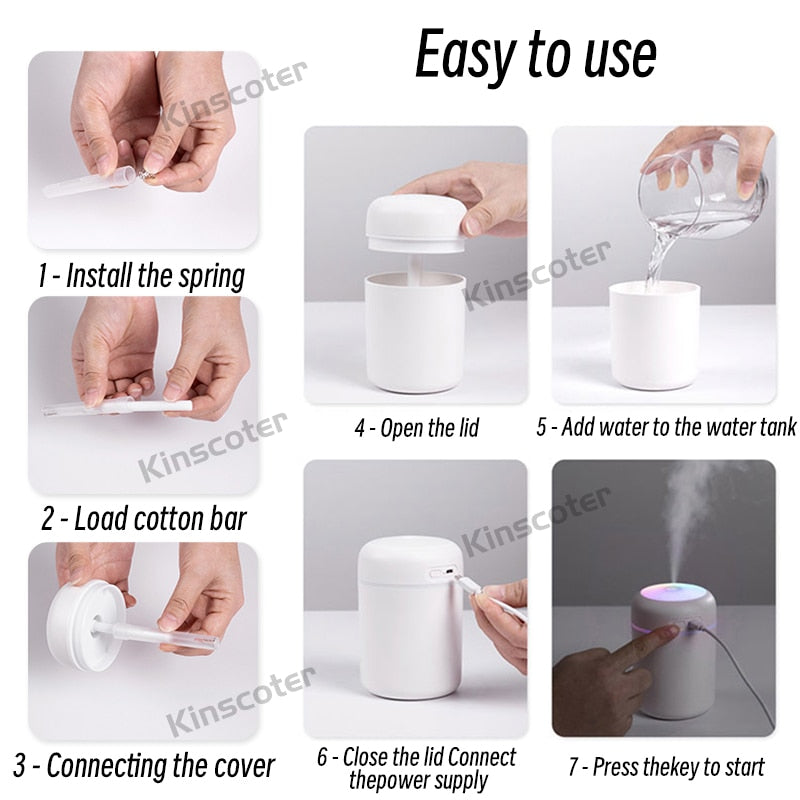 Mini humidificateur diffuseur d'arômes