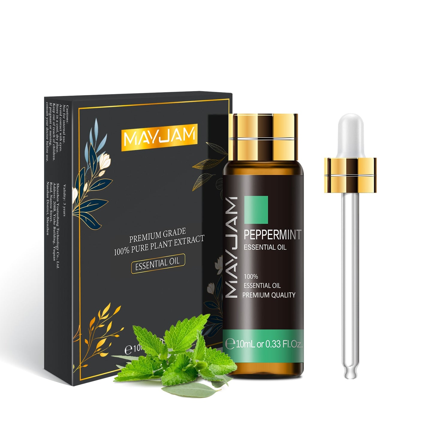 Huile essentielle d'aromathérapie aux extraits de plantes pures