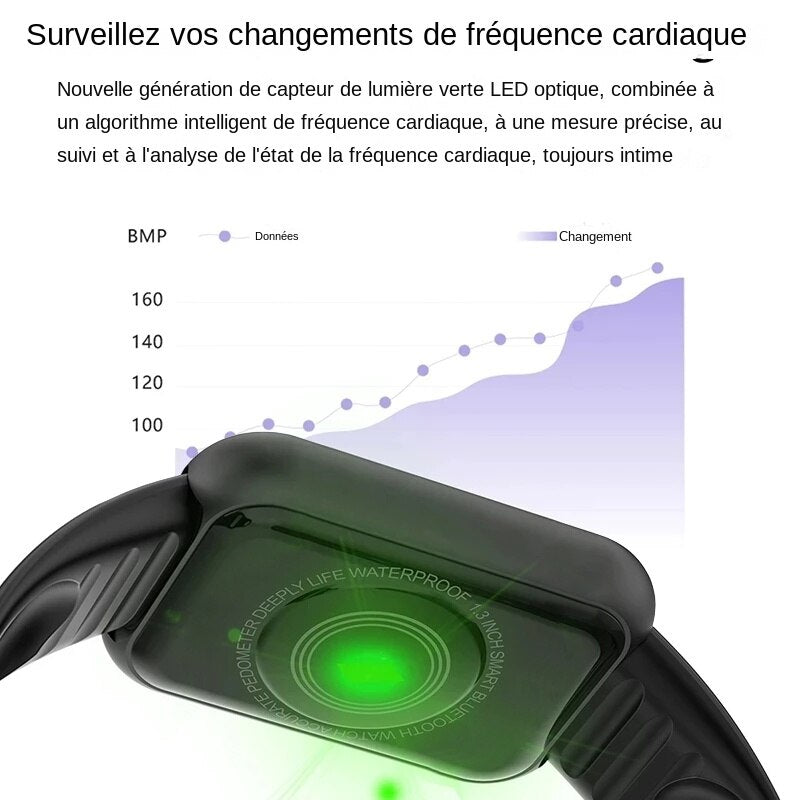 Montre connctée intelligente Y68
