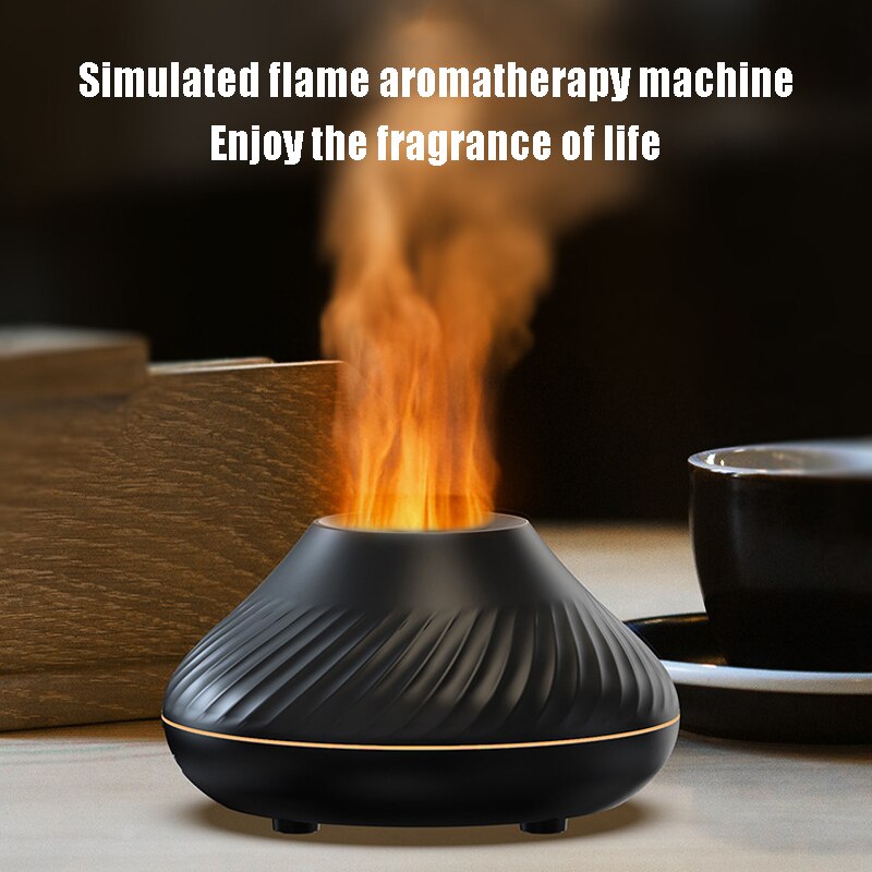 Humidificateur d'aromathérapie à flamme nordique
