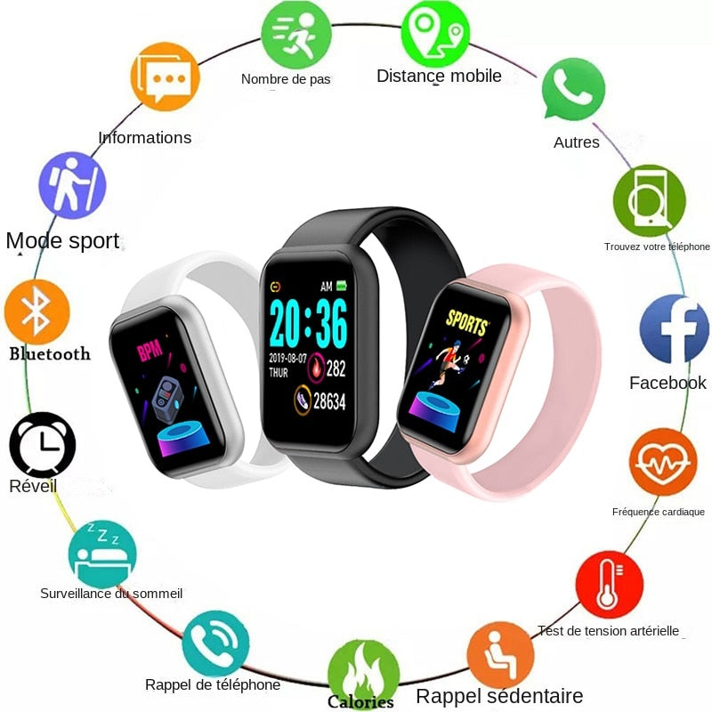 Montre connctée intelligente Y68