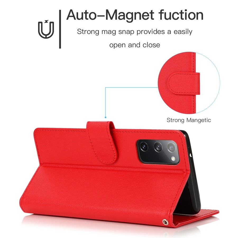 Etui portefeuille en cuir pour Xiaomi Redmi