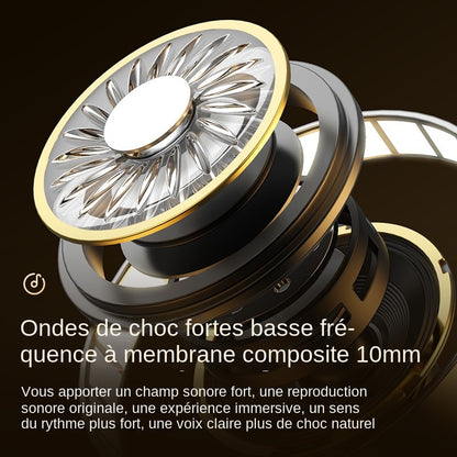Ecouteurs sans fil avec lumière tactile