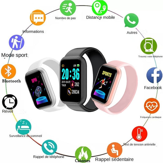 Montre connctée intelligente Y68